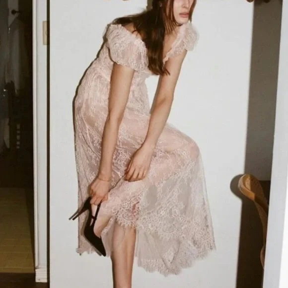 Pamelina Doen Sheer Lace Dress - Picture 3 of 6